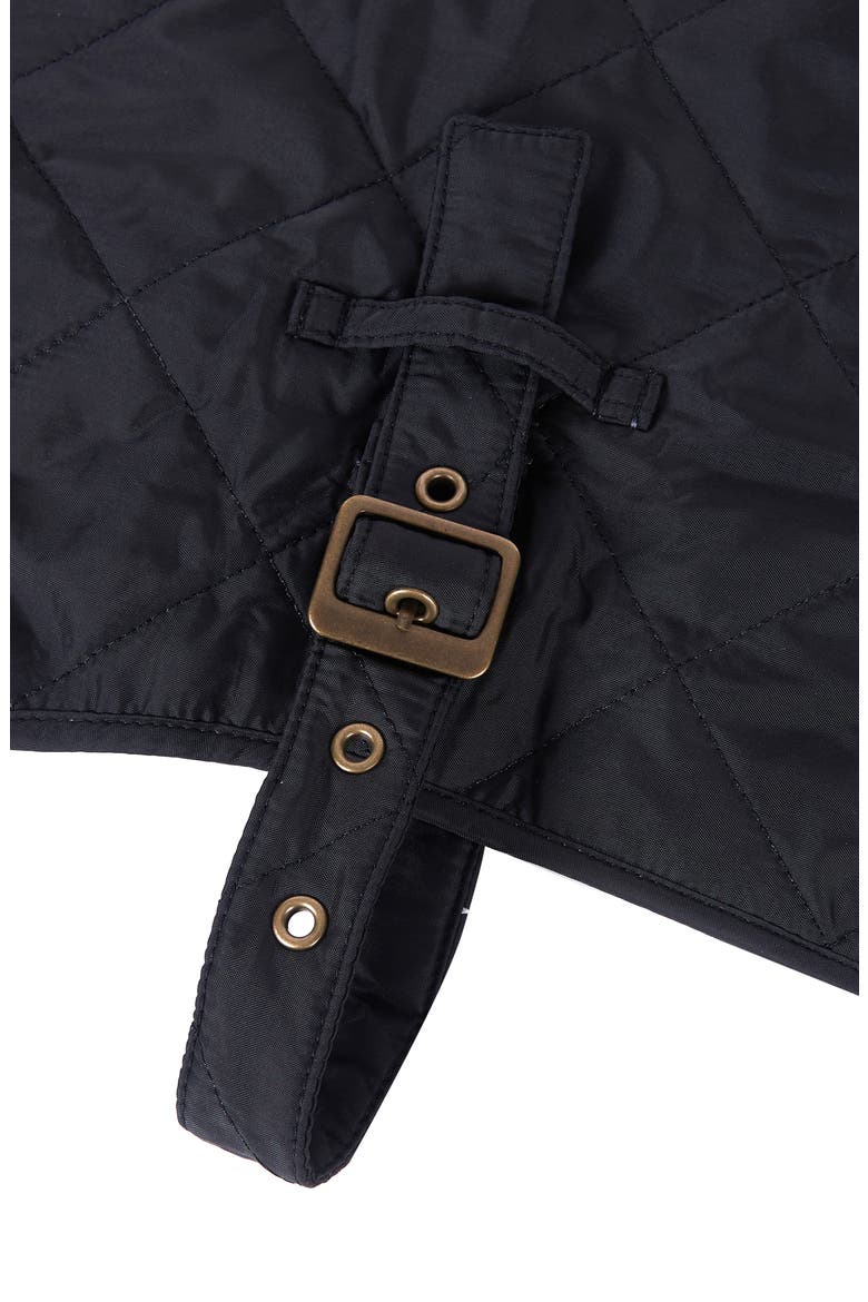 Quilted Dog Coat, Alternate, color, BLACK