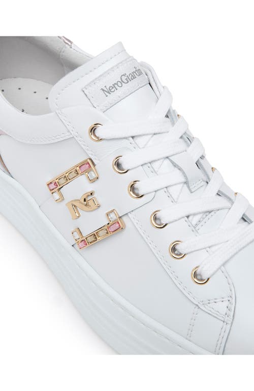 Nerogiardini Jewel Logo Platform Sneaker