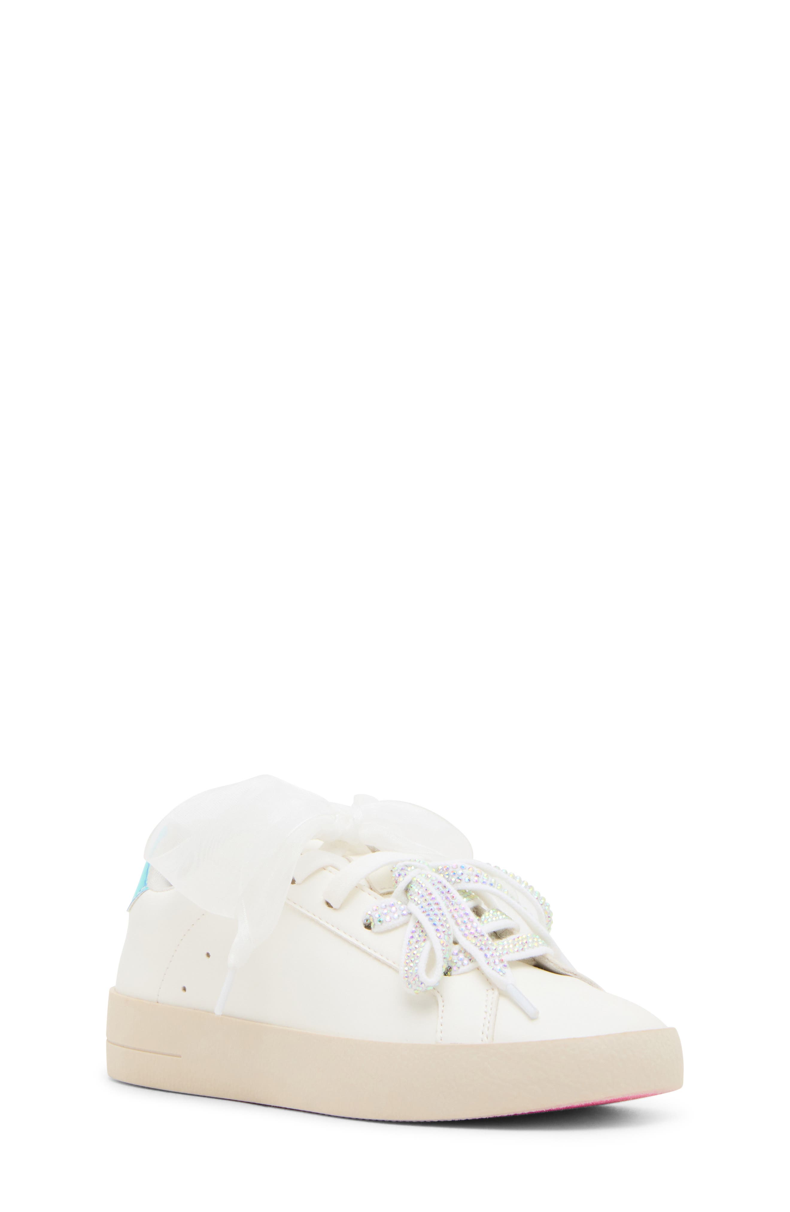 Kids' Jrush Sneaker, Main, color, WHITE