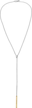 AllSaints Two Tone Lariat Y-Necklace