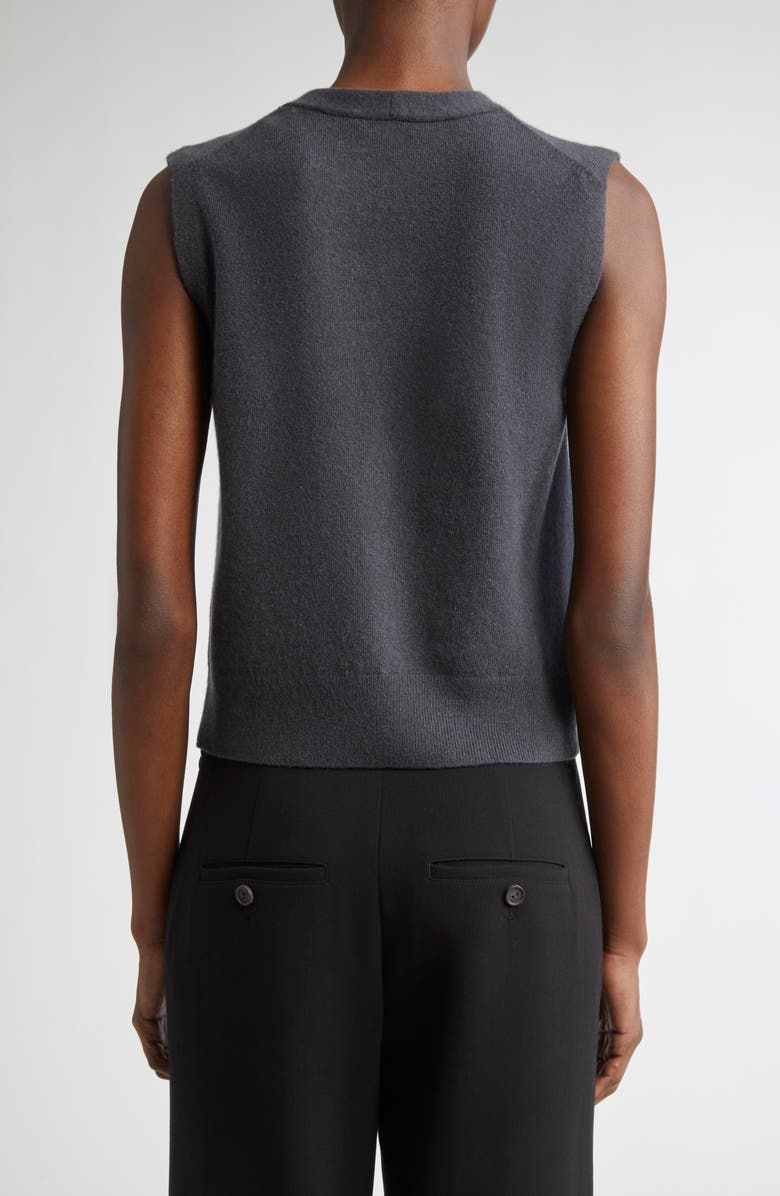Shrunken Button Wool & Cashmere Blend Vest