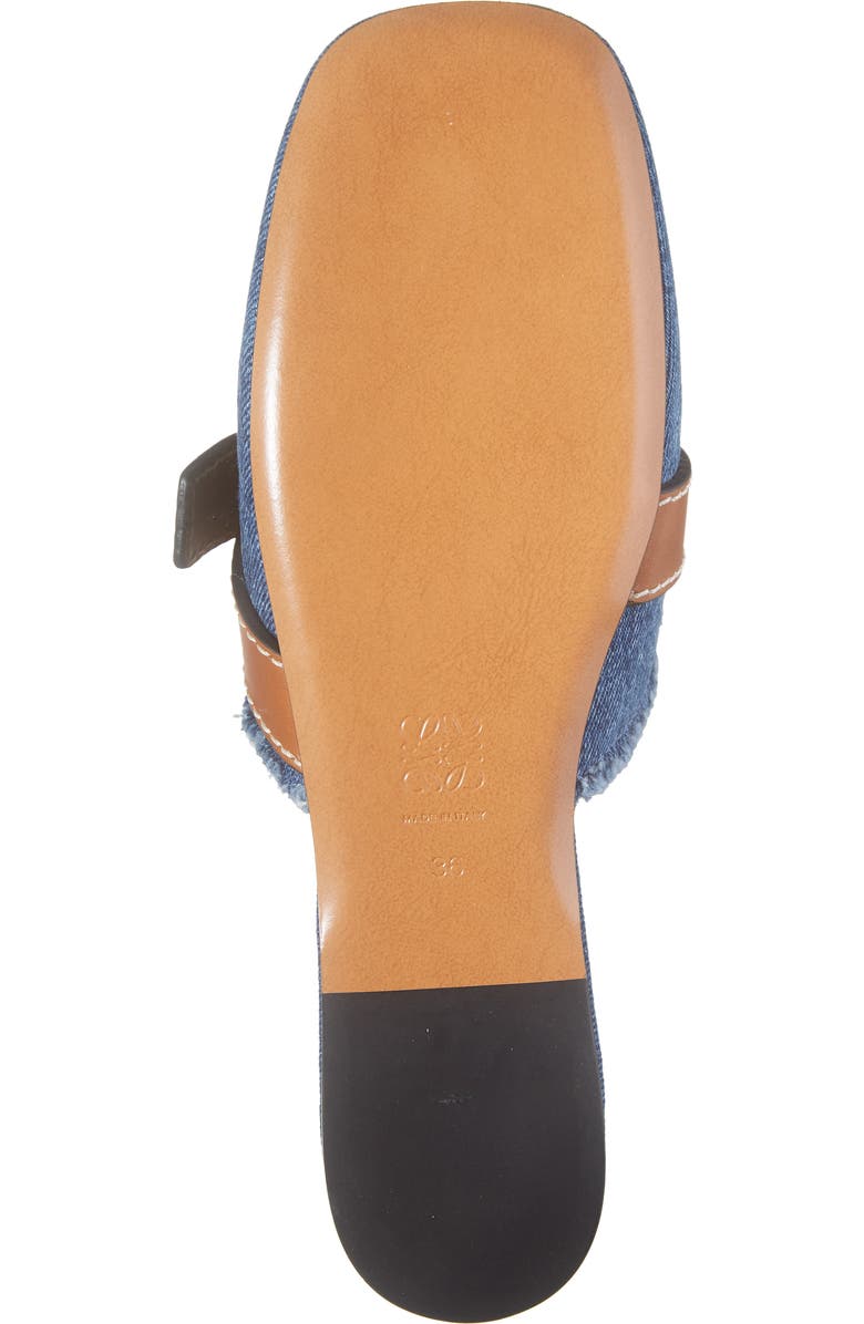 Loewe Gate Belted Denim Mule, Alternate, color,