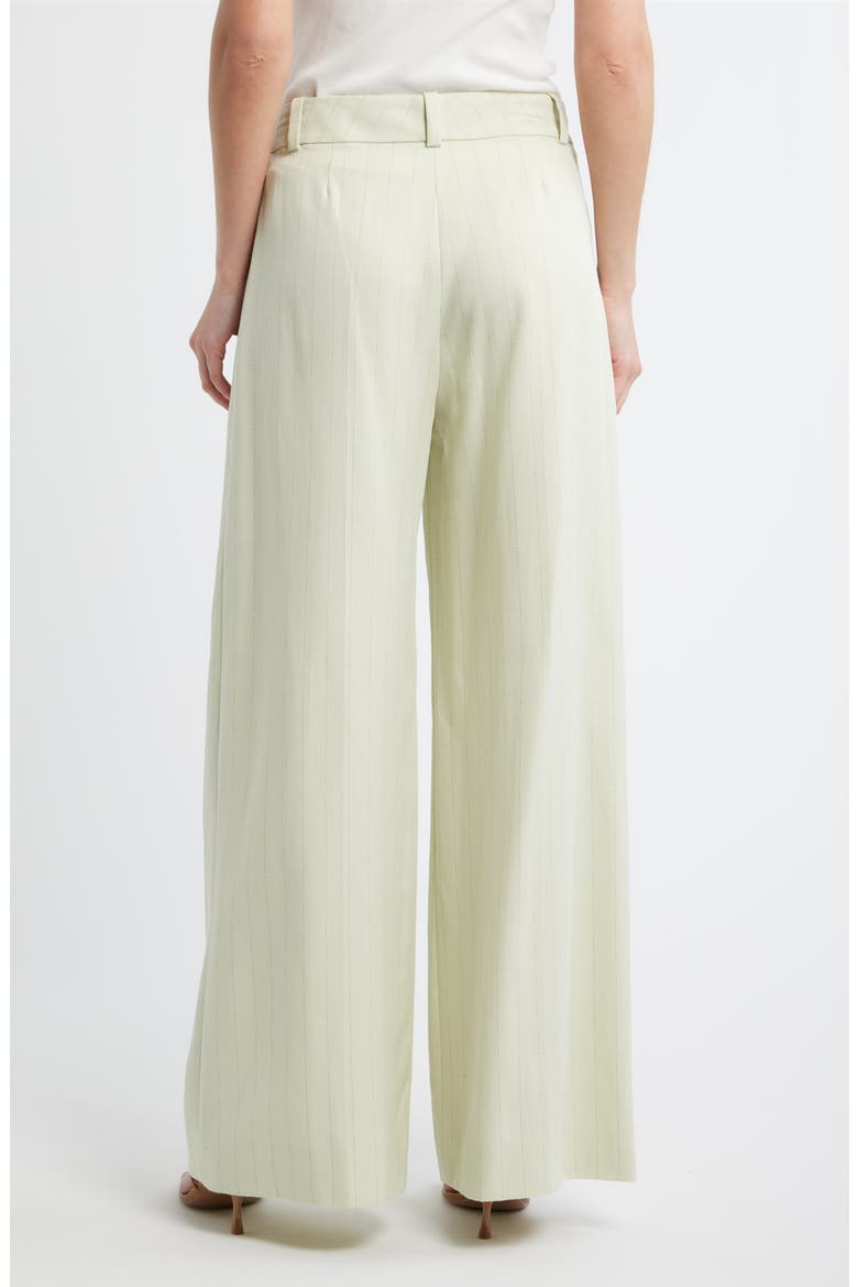 Wide Leg Trousers, Alternate, color, GUAVA STRIPE