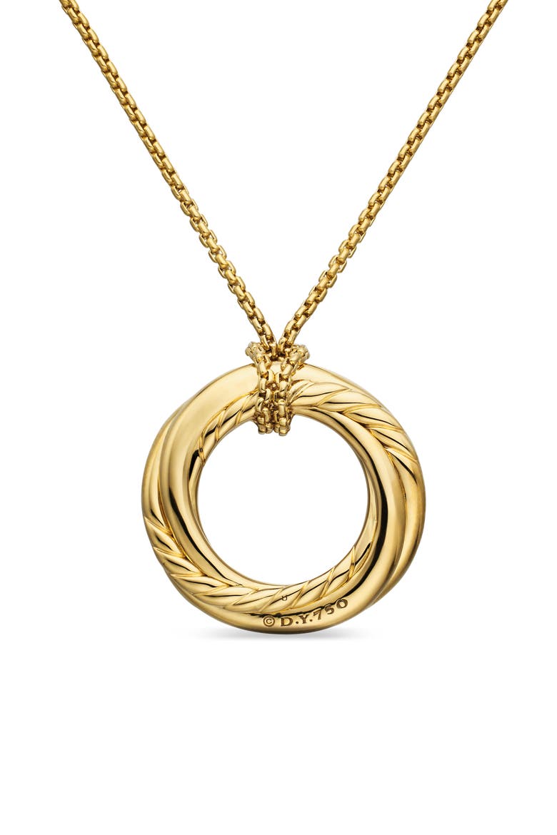 21MM MEDIUM PAVE CROSSOVER PEN, Alternate, color, 18K YELLOW GOLD