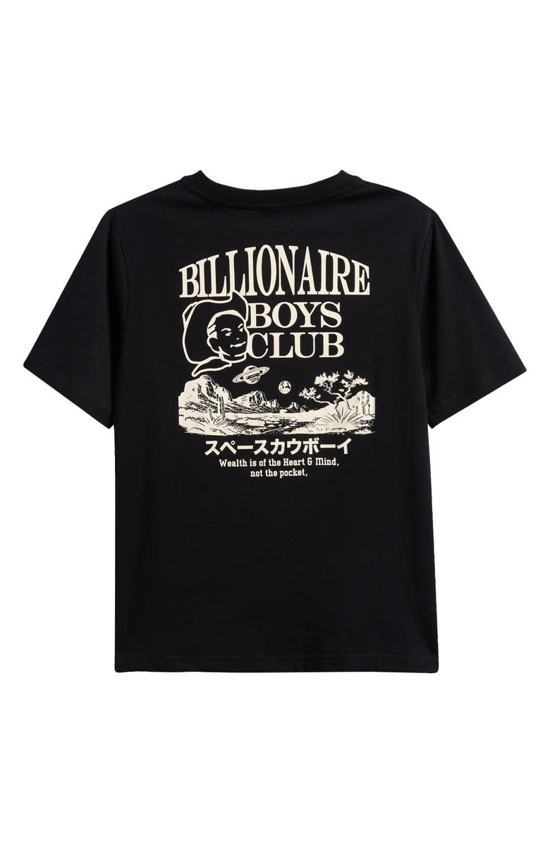 Billionaire Boys Club Kids' Space Cowboy Cotton Jersey Graphic T-Shirt, Alternate, color, Black