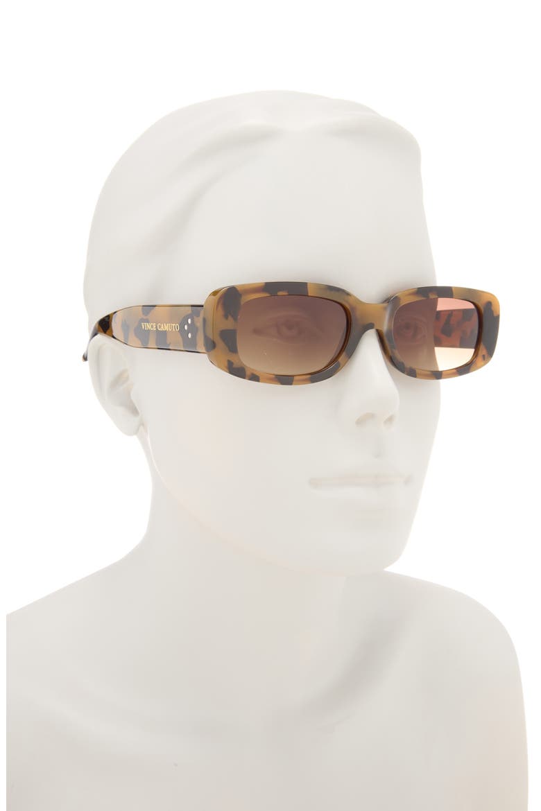 117mm Gradient Rectangular Sunglasses, Alternate, color, OATMEAL