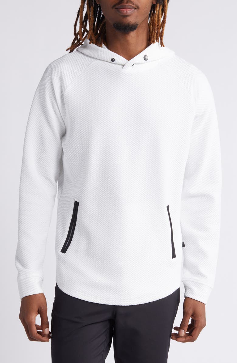 Swannies Camden Hoodie, Main, color, White-Black