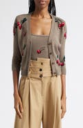 MONSE Mini Cherry Wool Twinset