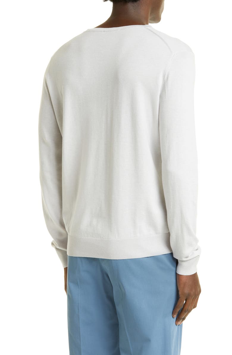 Boglioli Cotton, Cashmere & Silk V-Neck Sweater, Alternate, color,