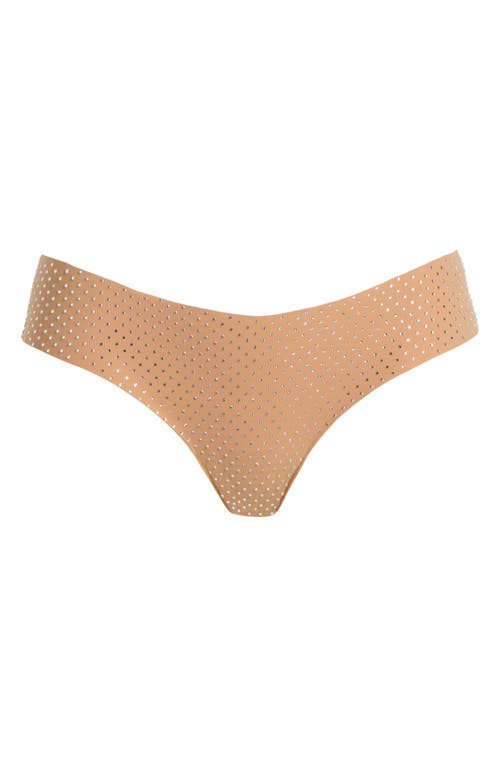 Commando Party Starter Crystal Thong In Crystal Buff