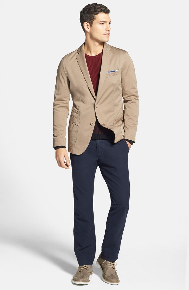 BOSS 'Menvin' Trim Fit Cotton Twill Sport Coat, Alternate, color, 