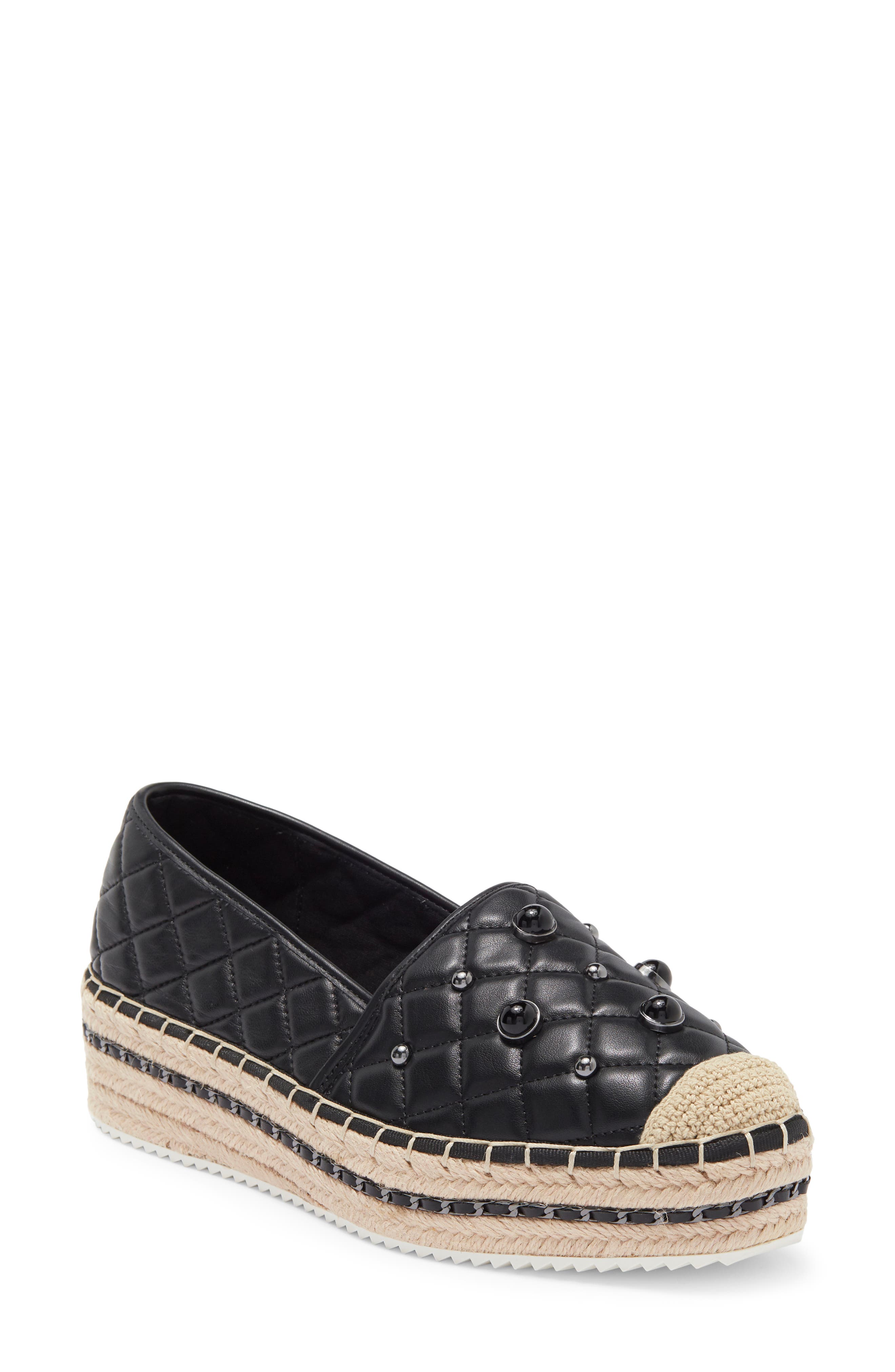KARL LAGERFELD PARIS Beatrix Espadrille Platform Slip-On, Main, color, 