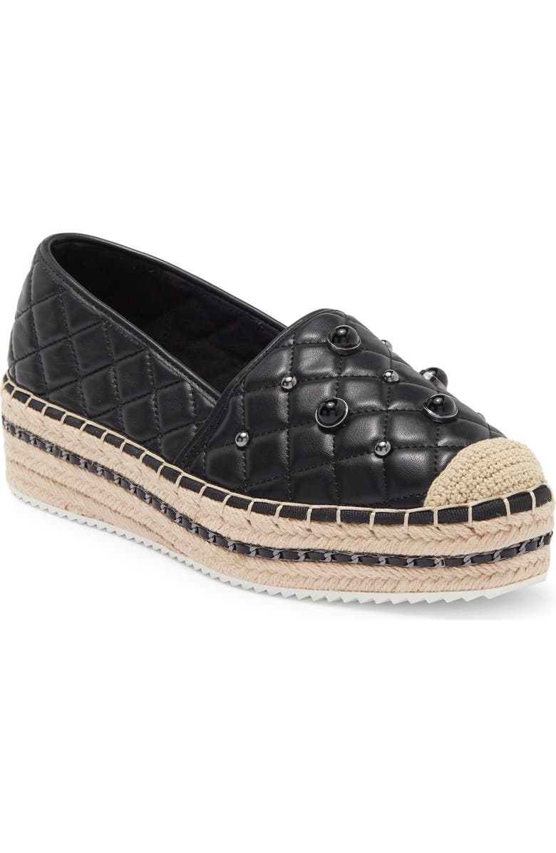 KARL LAGERFELD PARIS Beatrix Espadrille Platform Slip-On, Main, color,