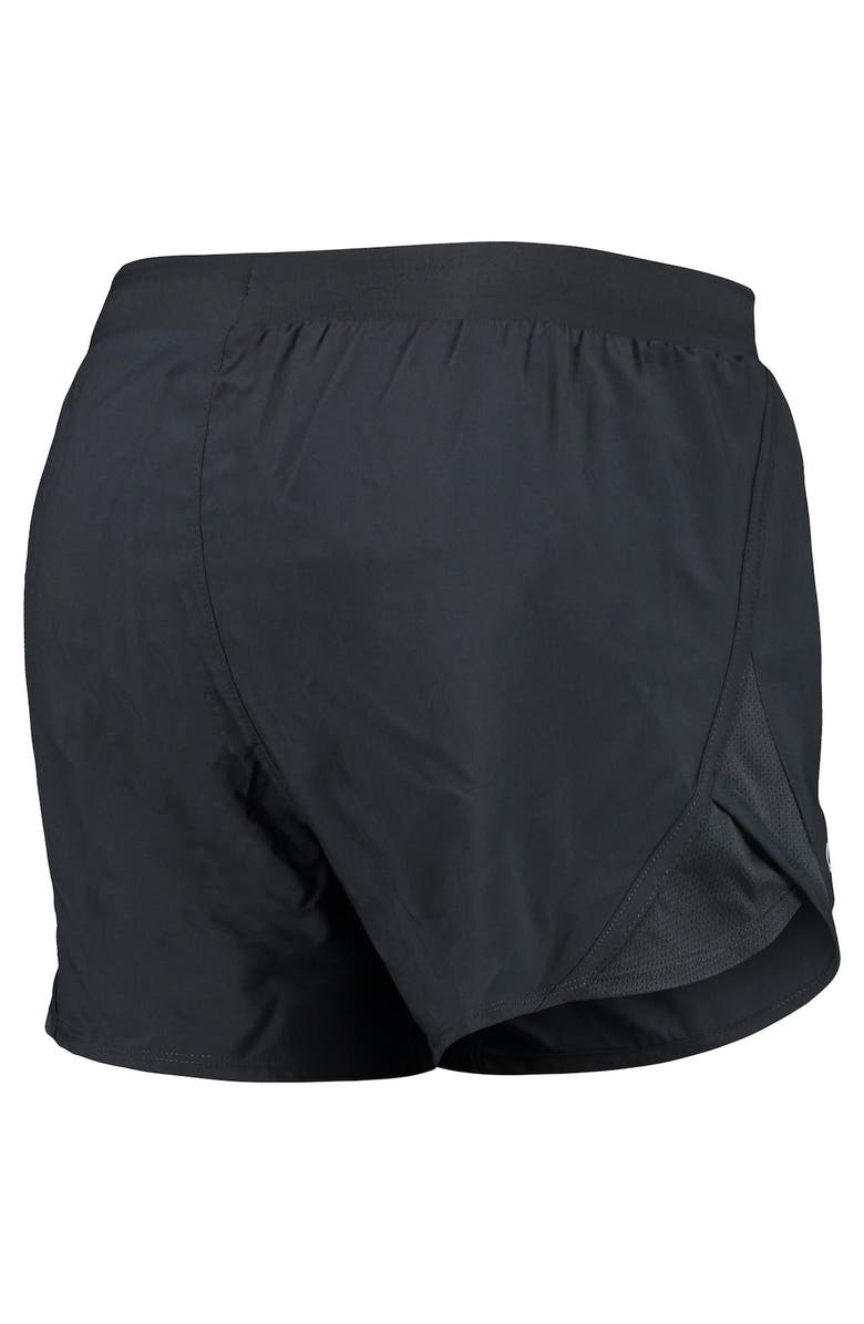 Under Armour Women's Under Armour Black Wisconsin Badgers Fly By Run 2.0 Performance Shorts, Alternate, color, 