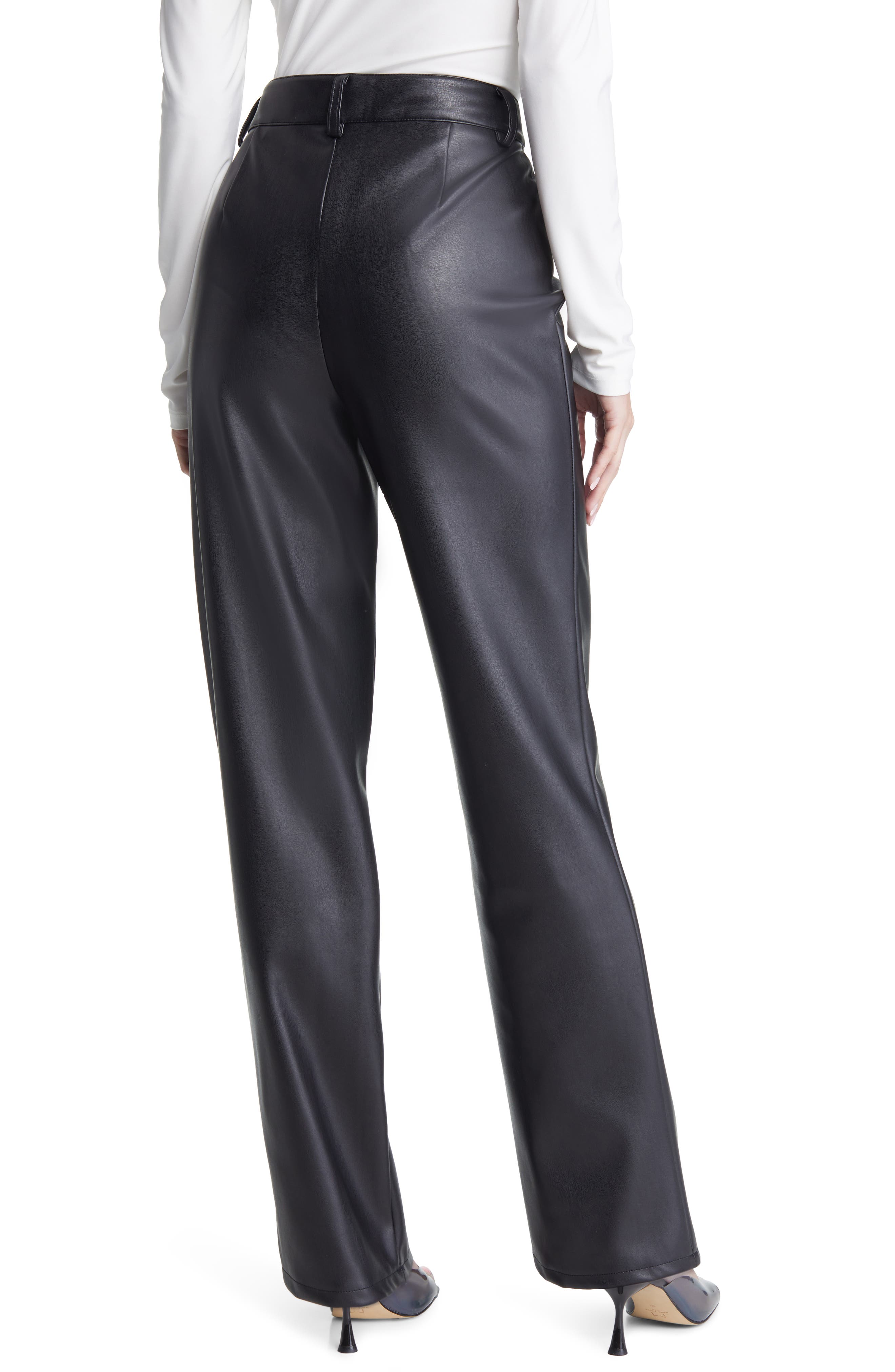 VERO MODA Paulina High Waist Faux Leather Pants (Women) | Nordstromrack