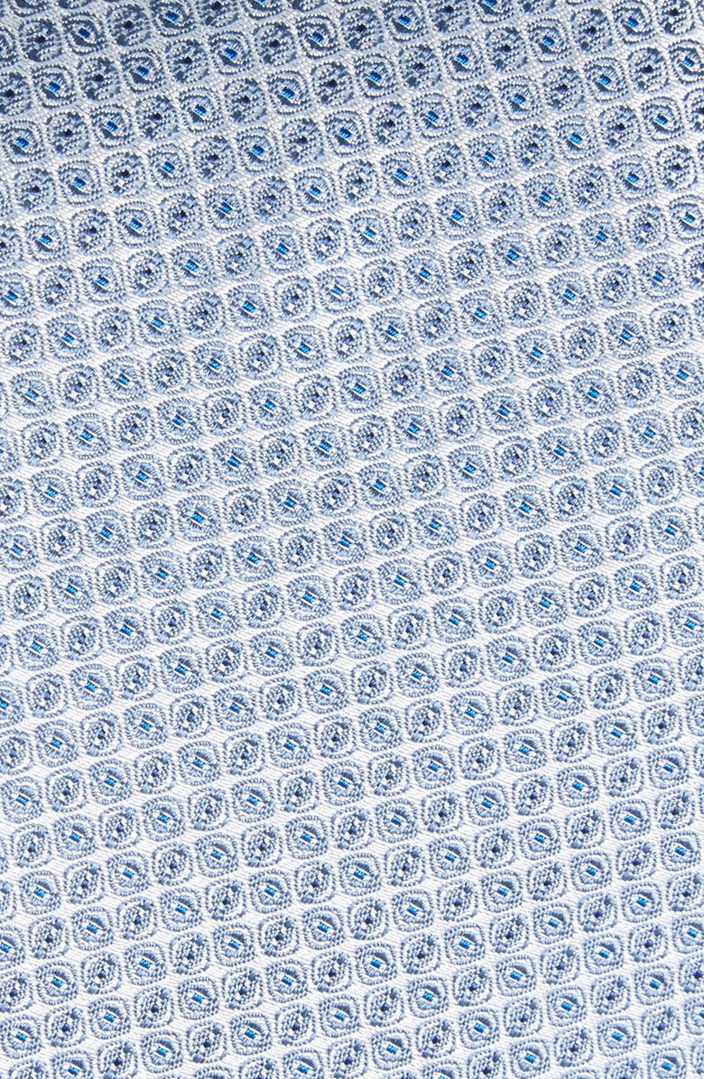 BOSS Micropattern Silk Blend Tie, Alternate, color, Light/ Pastel Blue