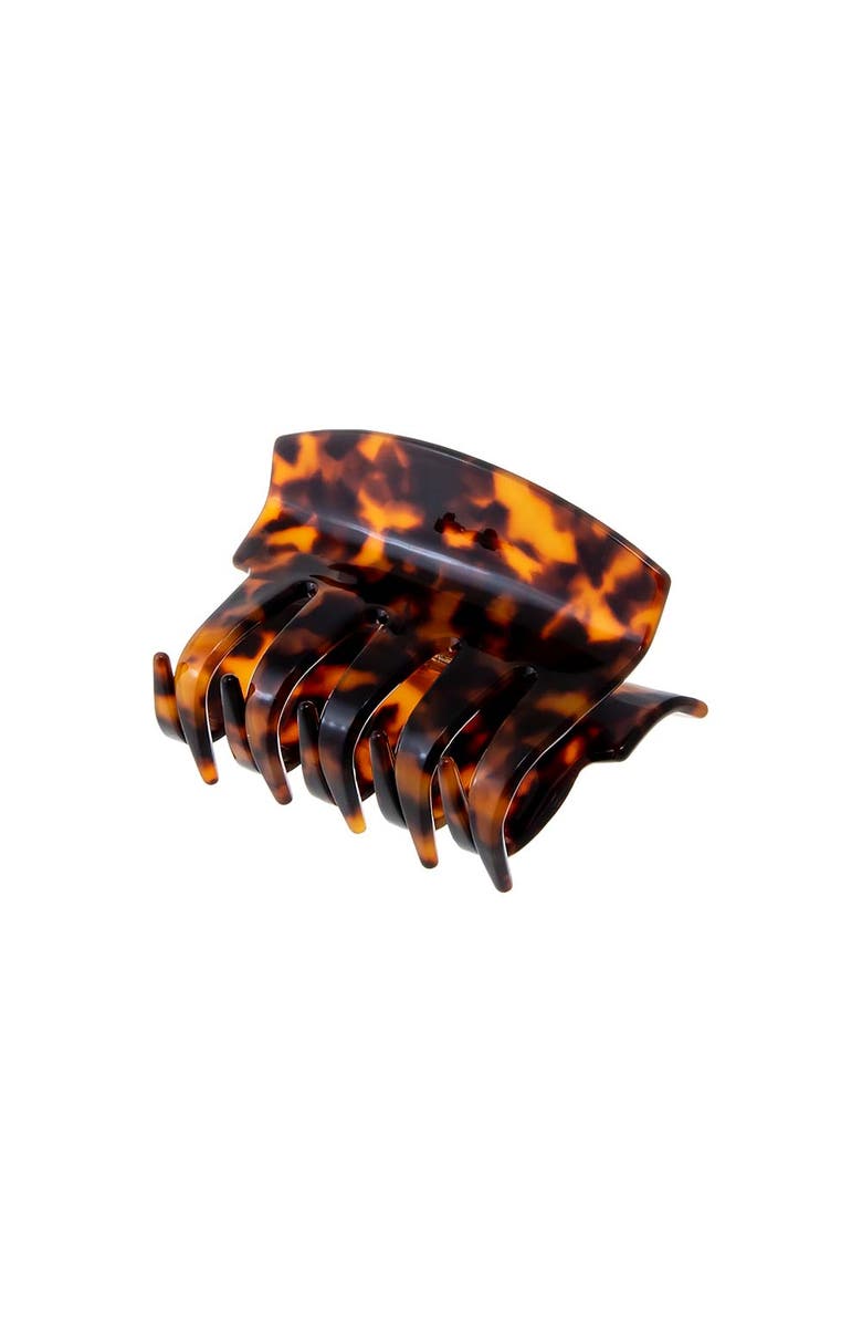 BY ADINA EDEN Medium Elongated Classic Hair Claw Clip, Alternate, color, Dark Tortoise