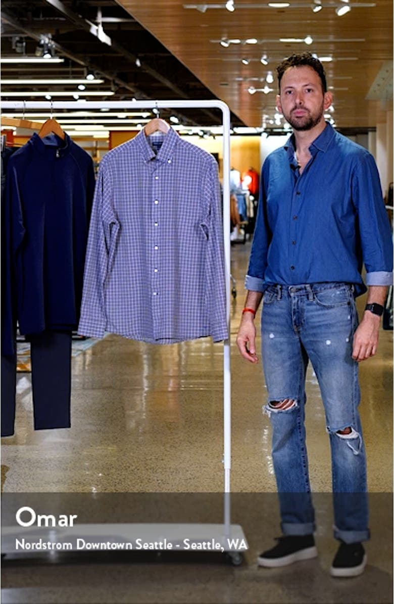 Crown Crafted Berkshire Performance Poplin Button-Down Shirt, sales video thumbnail