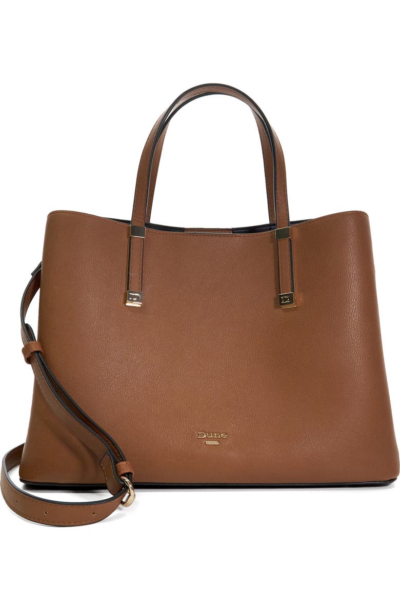 Dune London Dorieo Tote, Main, color, Tan