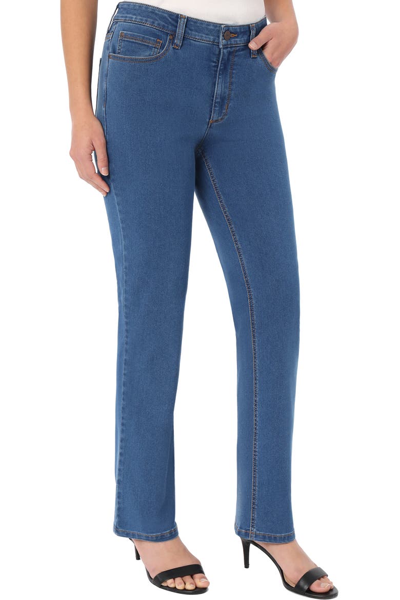 Lexington Straight Leg Jeans, Alternate, color, SKY WASH