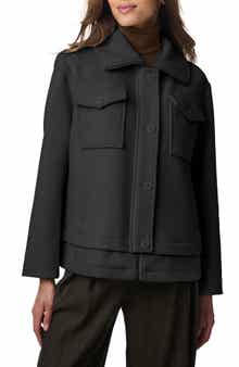 Bernardo Chest Pocket Coat