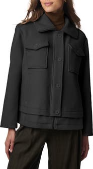 Bernardo Chest Pocket Coat