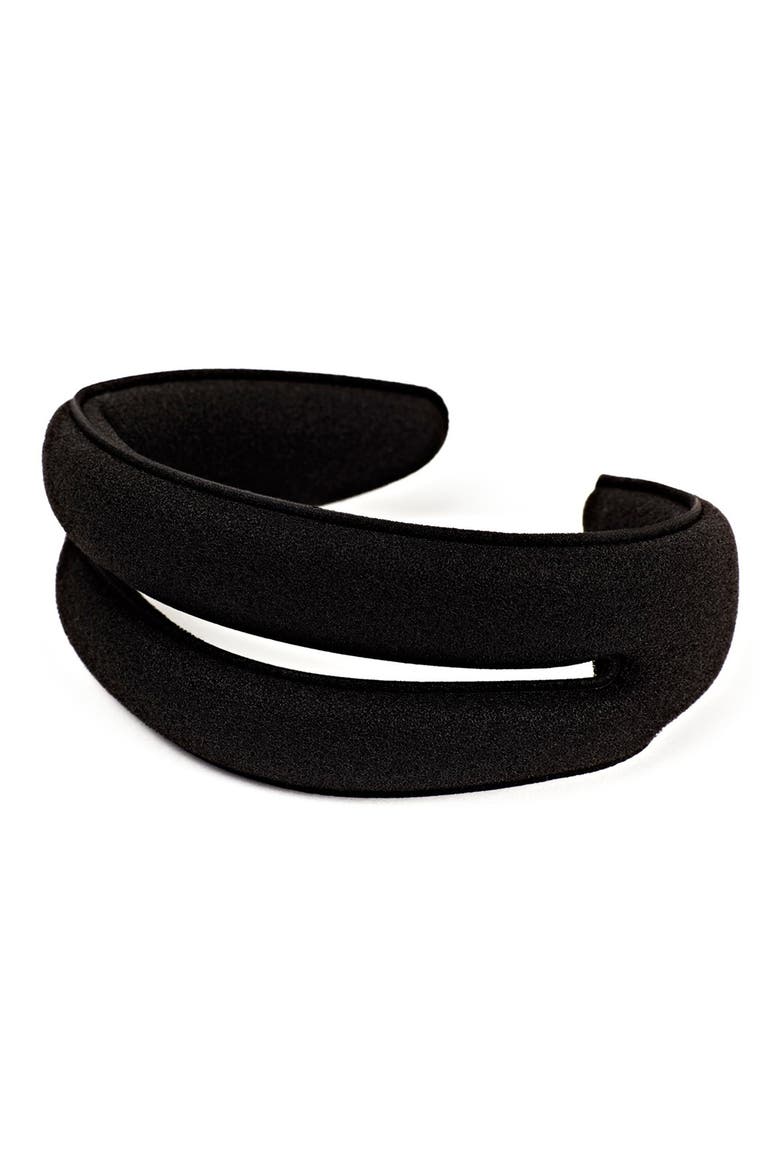 SARAHPOTEMPA 'The Wrap Up' Hair Styling Sponge, Alternate, color, BLACK