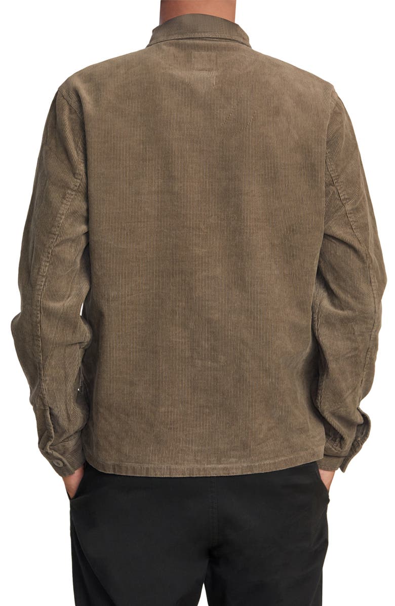 RVCA Americana Corduroy Button-Up Overshirt, Alternate, color, 