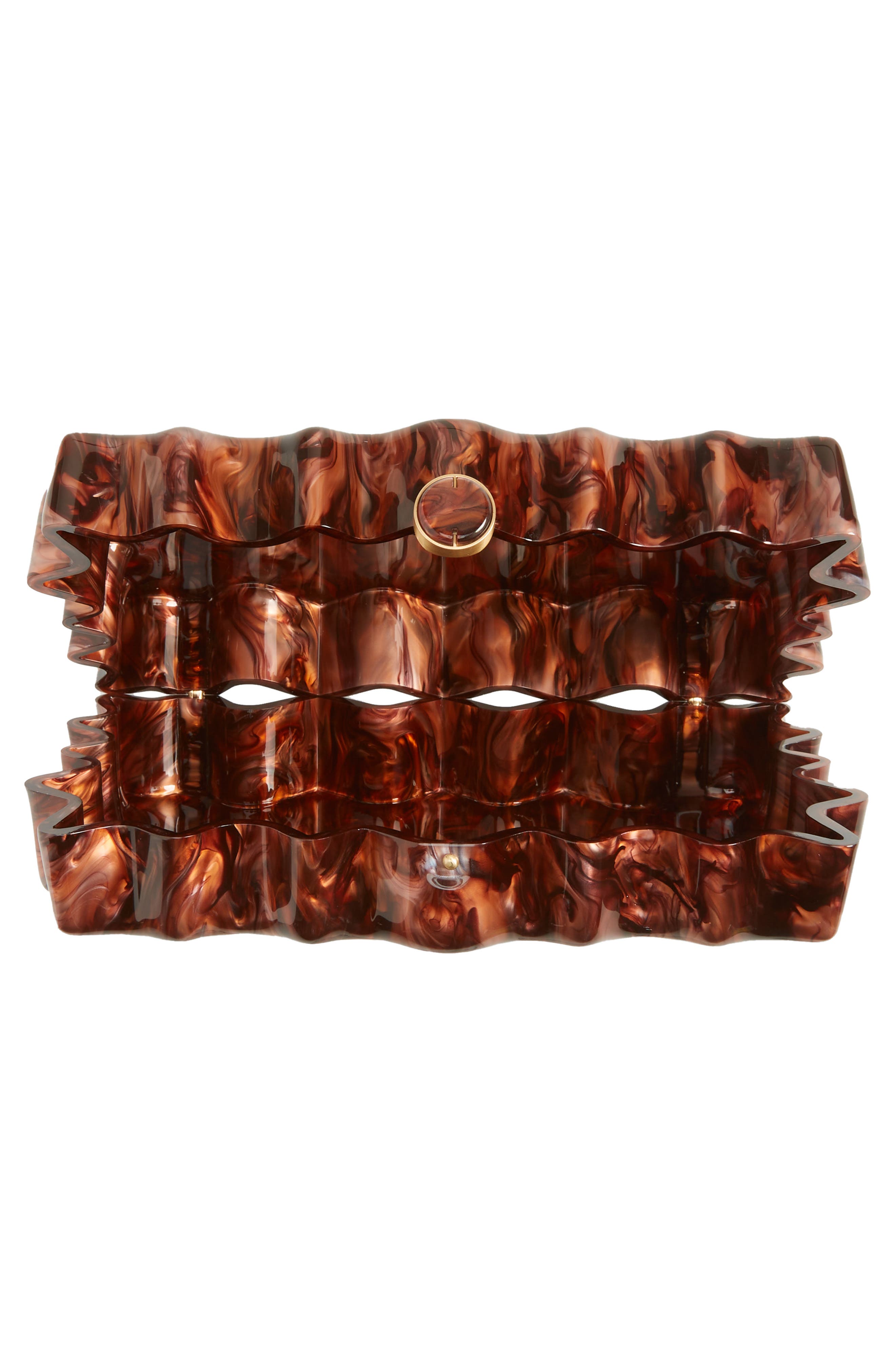 Cult Gaia Paloma Acrylic Box Clutch, Alternate, color, 