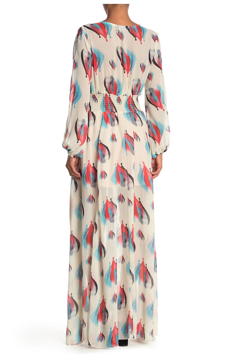 TOV Balloons Printed Maxi Dress, Alternate, color,