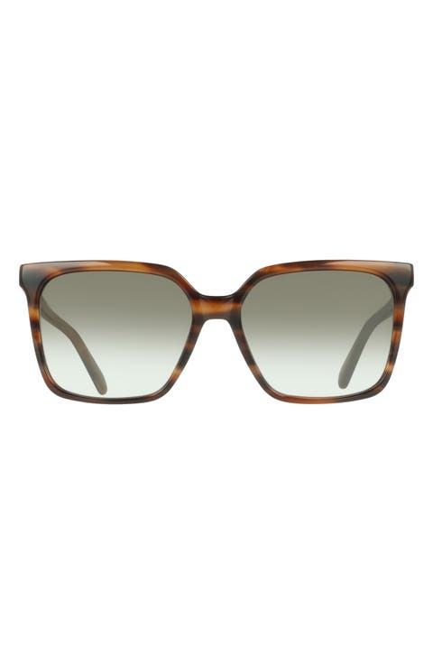 57mm Rectangle Sunglasses