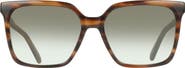 FERRAGAMO 57mm Rectangle Sunglasses