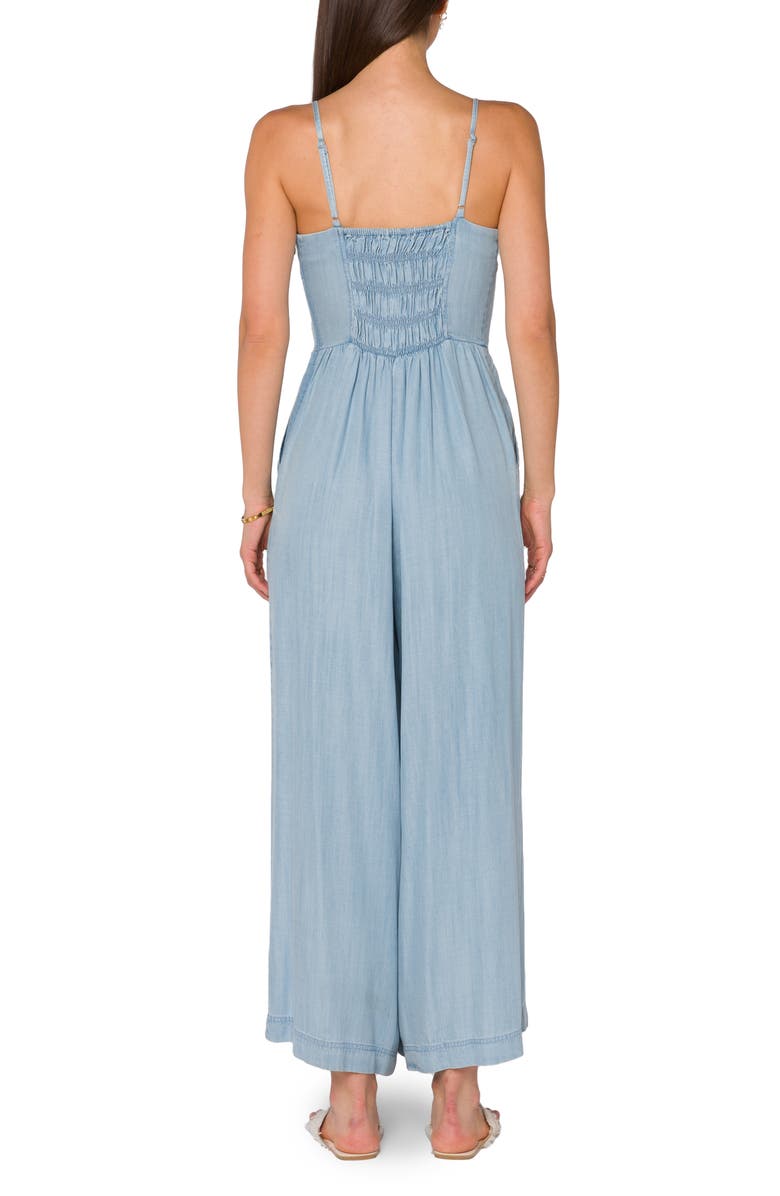 VELVET HEART V-Neck Wide Leg Jumpsuit, Alternate, color,