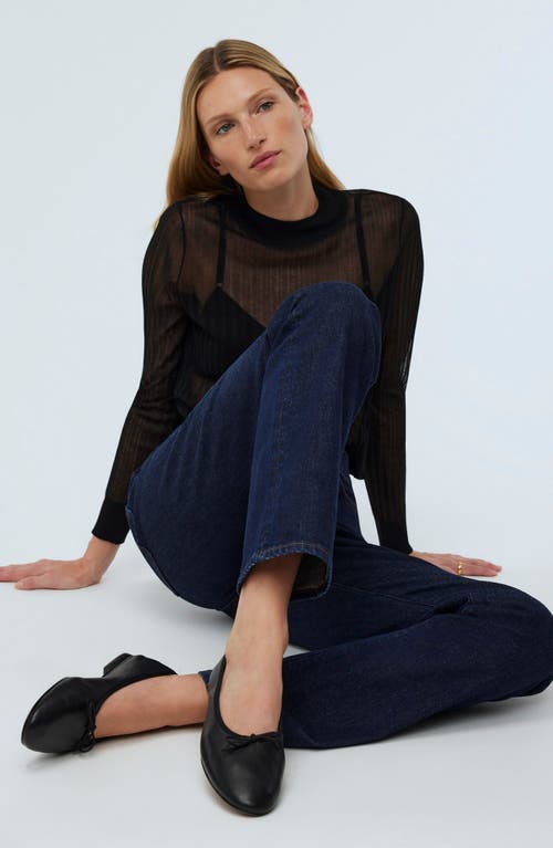 Madewell The April Ballet Flat In Black