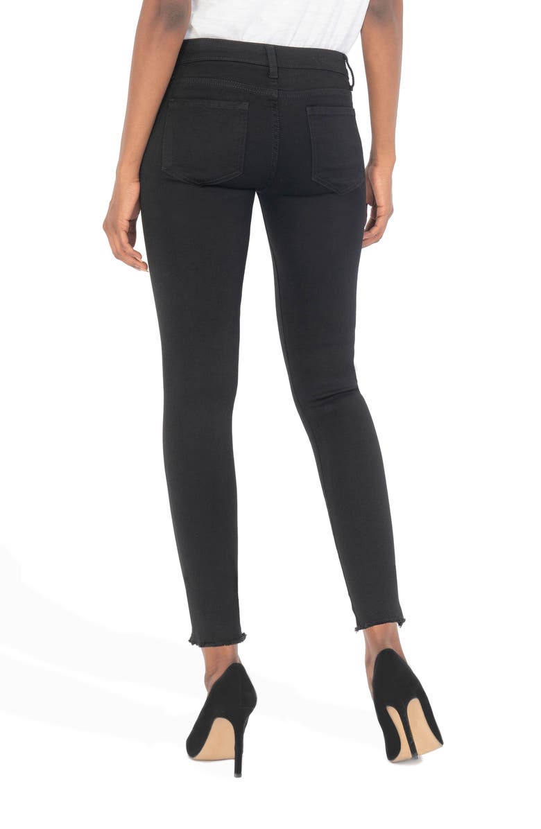 KUT from the Kloth Carlo Skinny Ankle Jeans, Alternate, color, Black