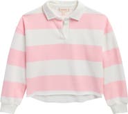 Walking on Sunshine Kids' Stripe Long Sleeve Rugby Shirt