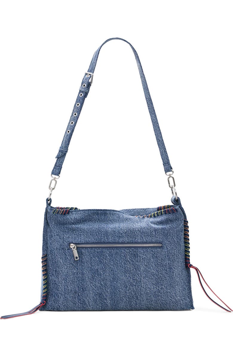 Desigual Denim Shoulder Bag, Alternate, color, Light Blue