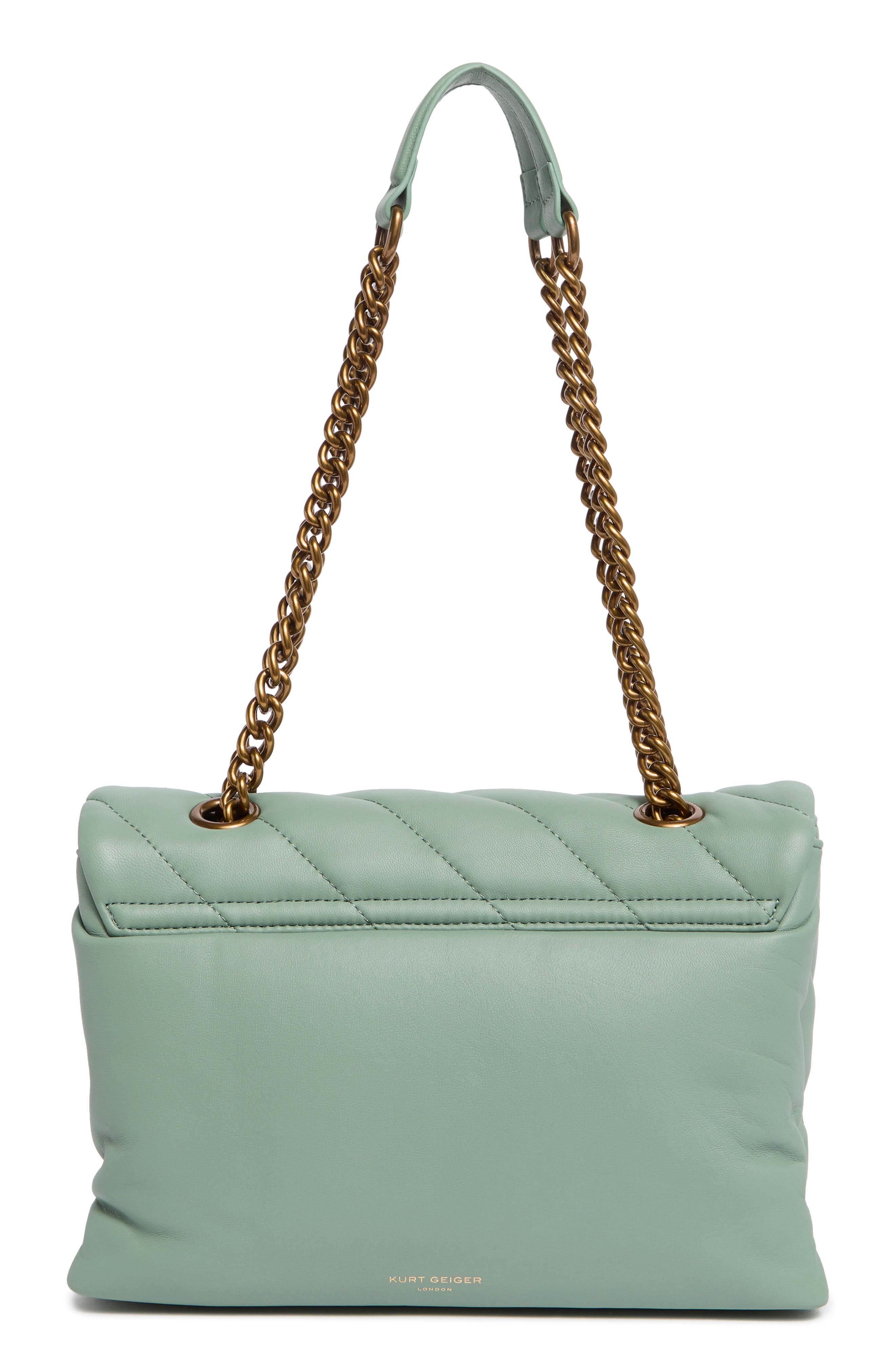 Kurt Geiger London Soho Large Leather Shoulder Bag, Alternate, color, 