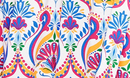 BODEN BODEN OLYMPIA MEDALLION PRINT SLEEVELESS JERSEY MAXI DRESS