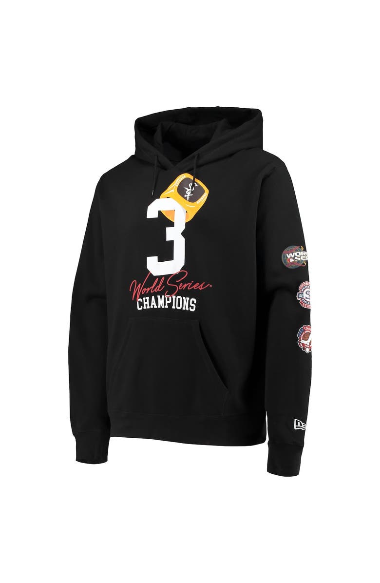 New Era Men's New Era Black Chicago White Sox Count the Rings Pullover Hoodie, Alternate, color, 