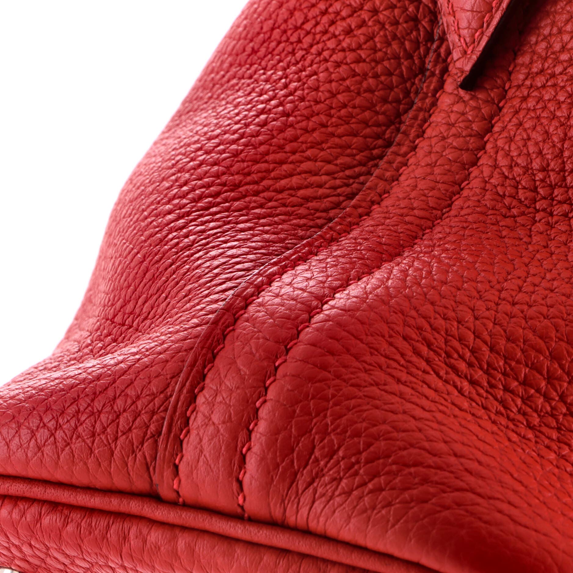 Pre-Owned Hermes Bolide Bag Clemence 31, Alternate, color, Rouge Casaque