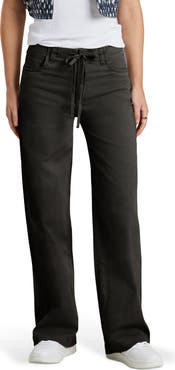 SUPPLIES BY UNIONBAY Selah Drawstring Wide Leg Twill Pants