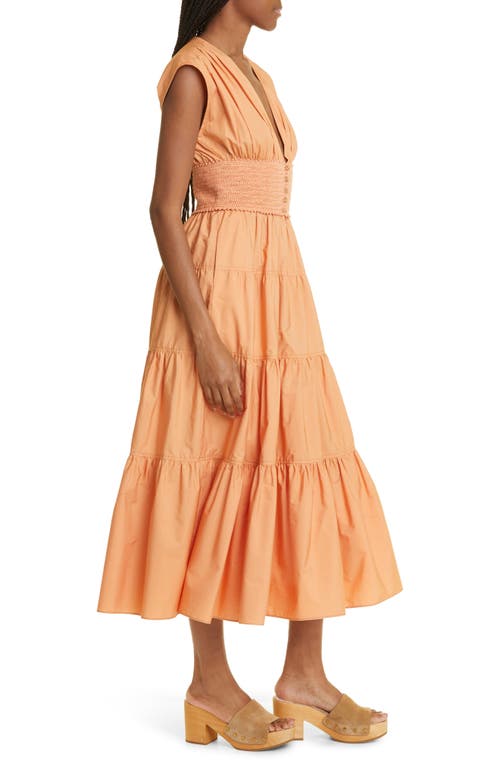 Derek Lam Antara A-line Dress In Soft Peach