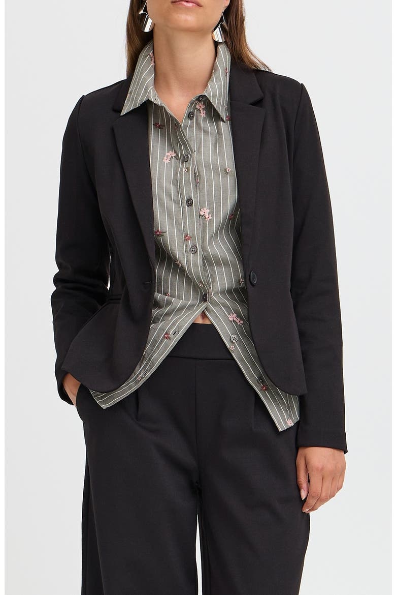 Rizetta Blazer, Main, color, BLACK