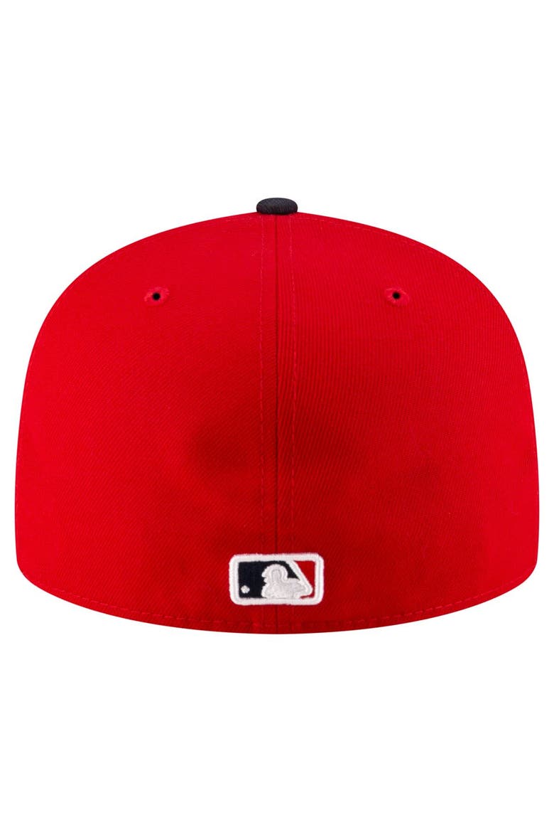 Men's New Era  Red/Black  Cleveland Guardians  Authentic Collection On Field 59FIFTY Fitted Hat, Alternate, color, Red