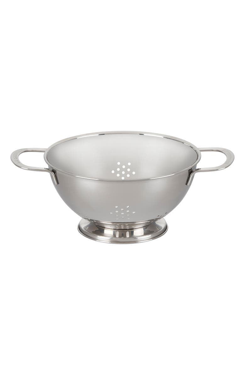 Le Creuset Set of 3 Stackable Stainless Steel Colanders, Alternate, color, Stainless Steel