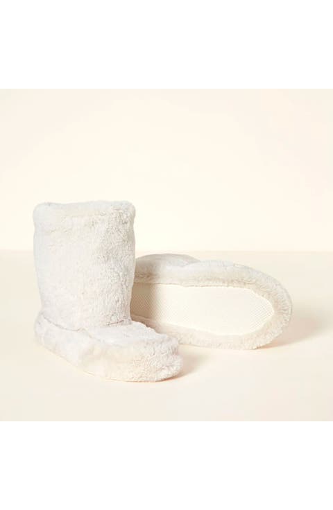 Cozy Lavender Warming Booties by Pantuss