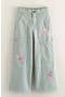 Kids' Embroidered Straight Leg Cargo Pants