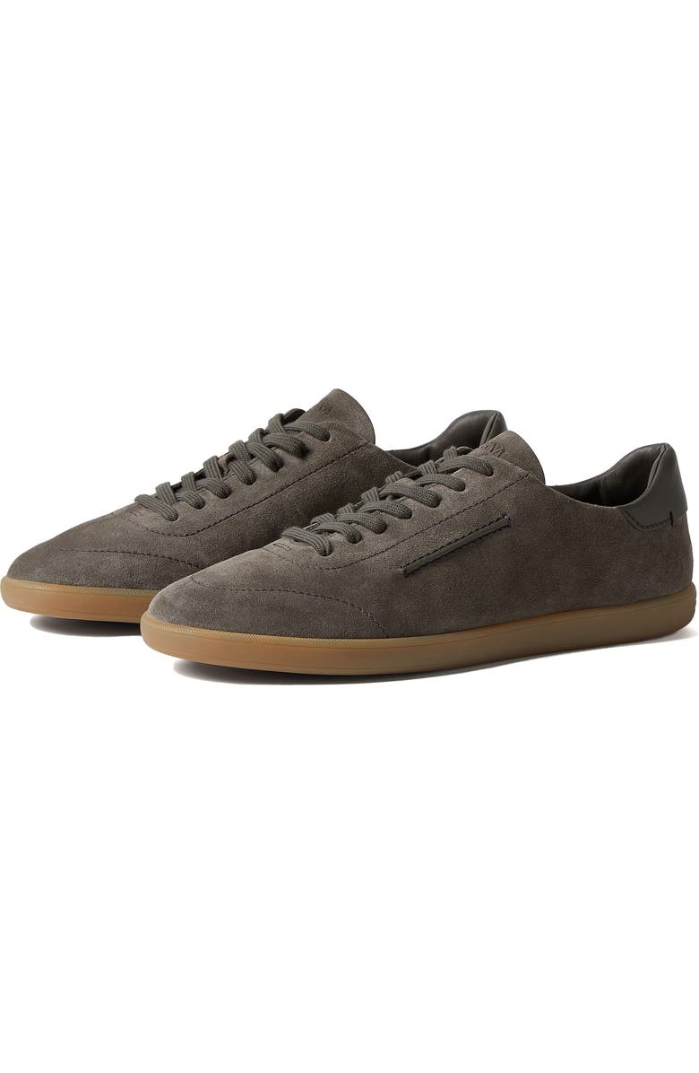 ZEGNA 232 Suede Sneaker, Main, color, Dark Taupe