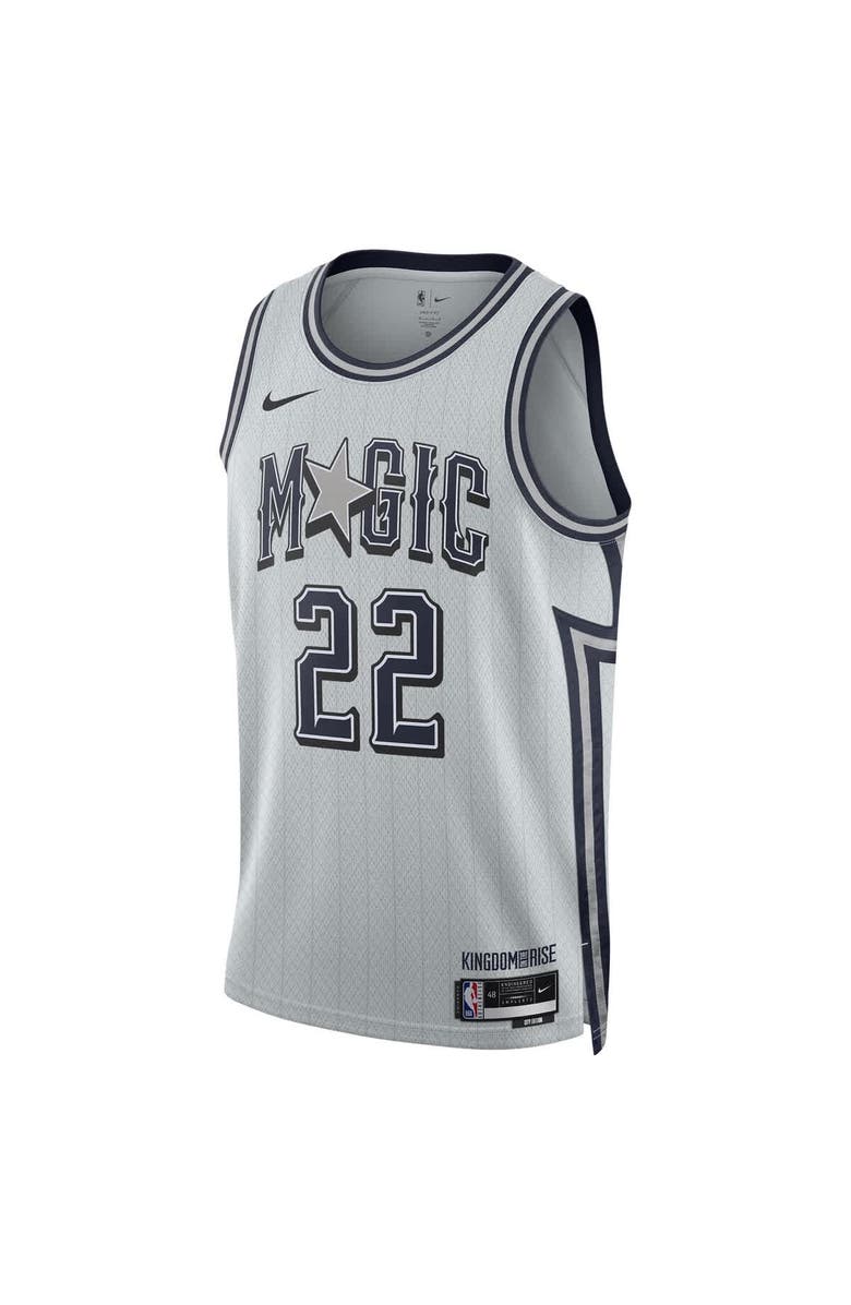 Nike Unisex Nike Franz Wagner Silver Orlando Magic 2024/25 Swingman Player Jersey - City Edition, Alternate, color, 